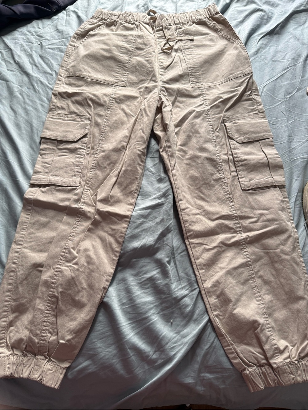 Ardene Beige Cargo Jogger Pants